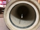 Vintage Antique Perry Fire Safe Vault Wood And Concrete 