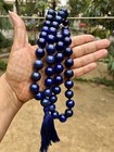 14 Mm Rnd 54 1 Beads 36  Original Lapis Lazuli Jaap Rosary  Japa Mala Energized