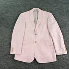 Nwt Joseph Abboud Suit Men 36s 32x28 Pink Linen 2 Piece Summer Wedding Designer
