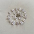Beach Sea Glass 20 Pieces Flawless Jq Deep Lavender Genuine Surf-tumbled 