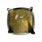 Brass Clamshell Planter Nautical Vase Heavy 7x7x5 5 Vintage Patina