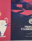 Pep Guardiola Signed Champions League Final Program Manchester City - Autograph