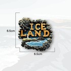 3pc Iceland Resin Refrigerator Magnet 3d Travel Souvenirs Craft