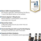 Panasonic Cordless Phone Contrast Display  Expandable System With 3 Handsets Blk