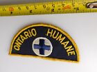 Ontario Humane Society  Animal Enforcement  Vintage Patch Shoulder Canada