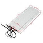 220v Ptc Ceramic Heating Element 170x62x6mm Thermostat Heater 60-150 Degree