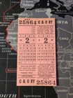 Lot Of 10 Chesapeake And Ohio Railway Unused Railroad Tickets 