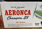 Vintage Guillow s Aeronca Champion 85 Flying Model Airplane Kit  Sealed  usa