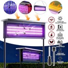 2x Solar Bug Zapper Outdoor Mosquito Fly Zapper 4500v Waterproof Insect Zappers