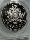 1973 Barbados  2 Coral And Fish Proof Graded Pr 70 Dcam By Anacs