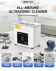 Creworks 3l Quiet Digital Ultrasonic Cleaner With Heater Timer   Degas Mode