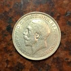 1915 Great Britain One Florin Coin  925 Silver - 28 5mm - High Grade -  b5912