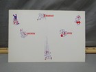 1960s Burlington Zephyr Childrens Menu Railroad Railway Train Rare