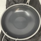 Hexclad Hybrid Cookware Stainless Steel Pan Nonstick 12  Wok - No Lid - New 