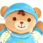 Fisher Price Baby s First Bear Rattle Plush Euc Blue 11 