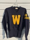 1966 Men   s Wyandotte mi  H s  Cross Country S m 100  Virgin Wool Varsity Sweater