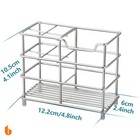 304 Stainless Steel Bathroom Toothbrush Holder Toothpaste Holder Stand Bathro   