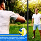 Tetherball Set  Portable Tetherball Ball And Rope  Heavy Duty Tether Balls An 