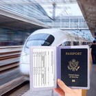 Rfid Blocking Passport Holder Travel Wallet Protector With Card Slots Case