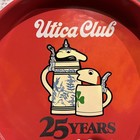 Vintage Utica Club Beer Tray 25 Year Schultz   Dooley Old Dist Stock Utica Ny 
