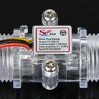 Clear G1 2  Water Flow Hall Sensor Switch Flow Meter Flowmeter Counter 1-30l min