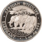 2013 Somalia 100 Shillings 1 Oz 999 Elephant Ngc Pf70 Er Ucam Light Haze Rare