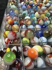 240 Vintage Mixed Glass Toy Marbles Lot Machine Made Lot Collector Grade Mnm