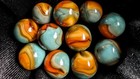 X11 Jabo 2004 Fall Classic Marbles Nm To Mint Gray Blue Cream Orange  57  -  67 