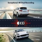 Redtiger F9 4k Dash Cam Front And Rear Dash Camera Wifi Gps With Free 32gb Card