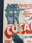 Cocaine  The Thrill That Kills  1948 Fine very Fine On Card-stock  Window Card