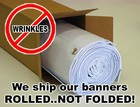 4  X 8  Full Color Custom Banner 13oz Vinyl - Same Day Shipping