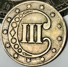 1852 Three Cent Silver Piece Trime 3c Type 1 Ungraded Choice Us Coin Cc29770