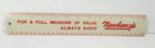Vintage Newberry s Department Store Advertising Ruler Metal