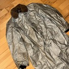 Vtg Globe Firefighter Jacket Mens 38 M Turnout Bunker Heat Coated Retired Collar