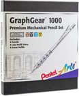 Pentel Graphgear 1000 Premium Pencils Gift Set With Refill Leads   Erasers