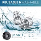Reusable Music Ear Plugs 24db Advanced Filter Tech Ear Protection Soundproof 