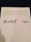 Ryan Powell Signed Lacrosse  Ball Coa Syracuse