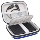 Portable Hard Drive Case For External Hdd - Protective Storage Bag  Blue