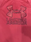 Under Armour Youth Xl Red Loose Fit Heatgear Graphic Athletic T Shirt