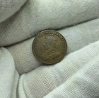          1925 Canada One Cent Coin  King George V     Circulated      Semi-key Date V175