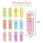 12 Pack Cute Retractable Pencil Erasers For Kids Fun Erasers Bulk Kawaii Kids   