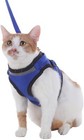 Orinci Reflective Blue Cat   Pet Harness  Easy On off Pet Vest Breathable Small