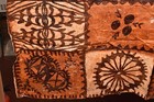 Large Vintage Tapa Bark Cloth Panel  Tonga  Polynesian  Fiji 80  X 77 