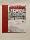 Christmas Thinking Of My Sweet Friend Peace God 5 x7  Religious Greeting Card