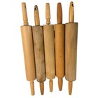 5 Vintage Rolling Pins Wooden Wood Farmhouse Primitive Kitchen Cookie Roller