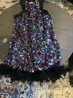 Multi Color Dance Competition Costume Dress Size Small