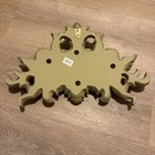 Vintage Style Decorative Pediment Featuring 2 Cherubs And A Shell Wall Hanging