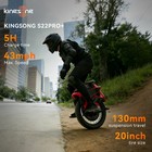 Kingsong S22 Pro  20  Electric Unicycle 130mm Suspension Off-road Euc 124 Miles