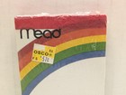 Vintage Nos Mead Rainbow Sheets Pad 3 x5  Notepad Assorted Colors 100 Sheets      