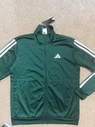 Adidas Essentials Tricot 3-stripes Tracksuit 2 Piece Set Green Men   s Sz M  L  Xl